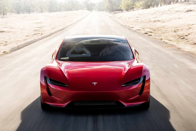 video, sports cars, production-spec tesla roadster will be much better than expected