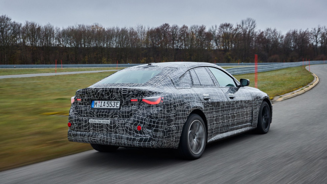 bmw i4 prototype put through final driving dynamics paces