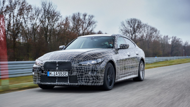 bmw i4 prototype put through final driving dynamics paces