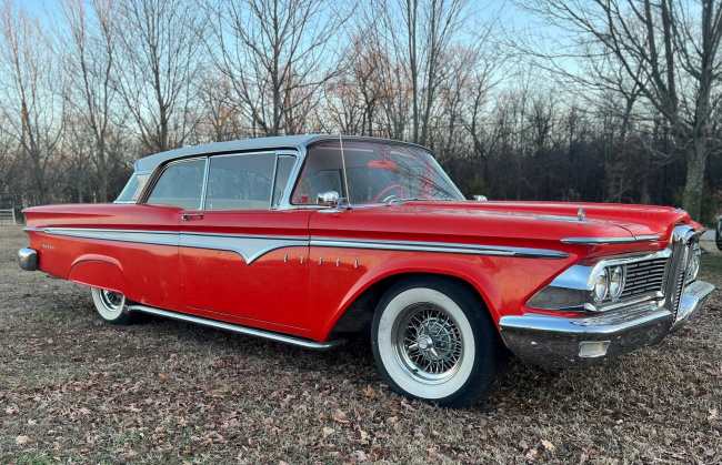 handpicked, classic, american, news, muscle, newsletter, sports, client, modern classic, europe, features, luxury, trucks, celebrity, off-road, exotic, asian, german, this edsel ranger adds air and fuel injection and makes a stunning cruiser