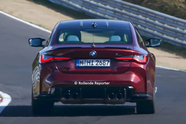 spy shots, sports cars, bmw m4 cs spied at the nurburgring