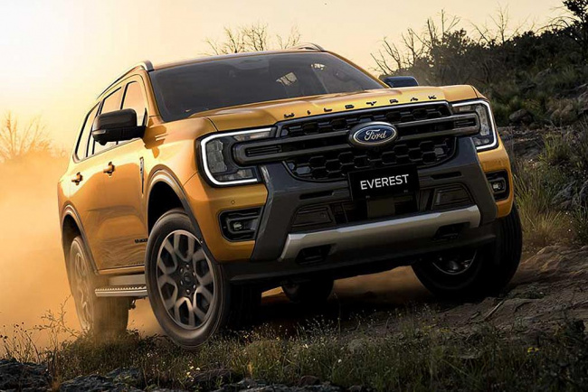 ford, everest, car news, 4x4 offroad cars, adventure cars, family cars, 2023 ford everest wildtrak revealed in nz
