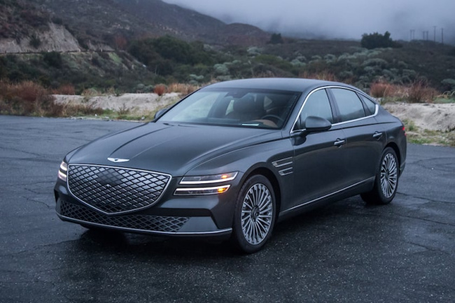 test drive, luxury, driven: is the 2023 genesis electrified g80 better than its gas-powered sibling?