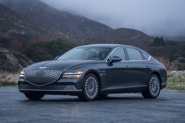 test drive, luxury, driven: is the 2023 genesis electrified g80 better than its gas-powered sibling?