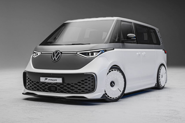 video, tuning, prior design takes volkswagen id.buzz from friendly to fierce