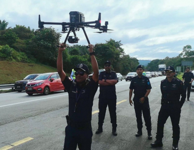 autos news, drones deployed to monitor dangerous spots during cny exodus