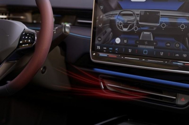 autos volkswagen, new volkswagen id.7 features smart air conditioning