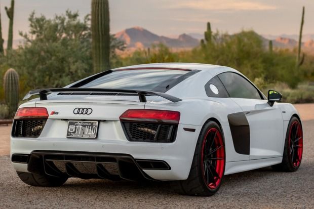 handpicked, sports, american, news, muscle, newsletter, classic, client, modern classic, europe, features, luxury, trucks, celebrity, off-road, exotic, asian, this twin-turbocharged audi r8 v-10 plus is going to sell fast on bring a trailer