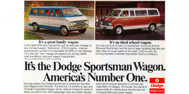 , 1976 dodge sportsman actually a sensible station wagon