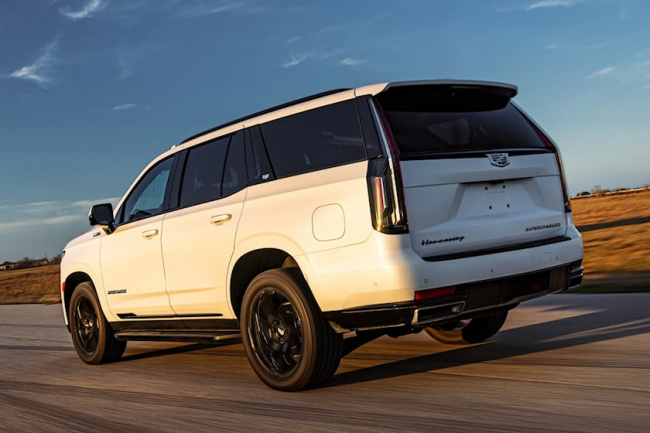 video, tuning, luxury, hennessey unveils 650 hp supercharged cadillac escalade