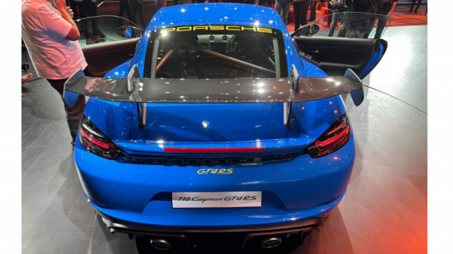 porsche, porsche cayman, porsche 718, porsche 718 cayman, porsche 718 cayman gt4 rs, porsche 718 cayman gt4, porsche cayman rs, porsche cars, porsche india, porsche 718 cayman gt4 rs price, porsche 718 cayman price, porsche 718 cayman gt4 rs price in india, festival of dreams, , overdrive, porsche cayman gt4 rs launched at the festival of dreams