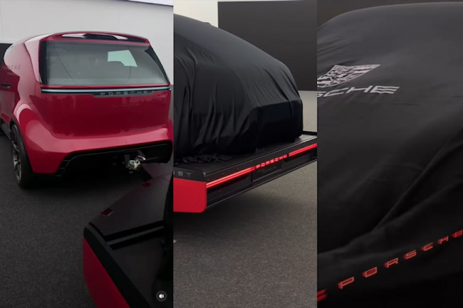 teaser, sports cars, porsche teases 356-inspired mystery concept for 75th anniversary