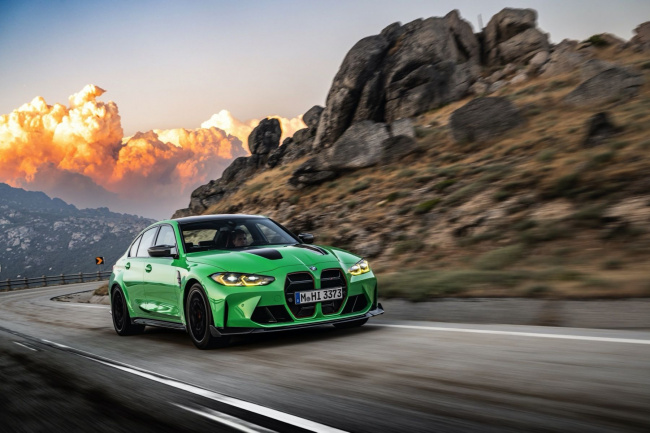 bmw's 2024 m3 cs adds more power, style to top competition trim