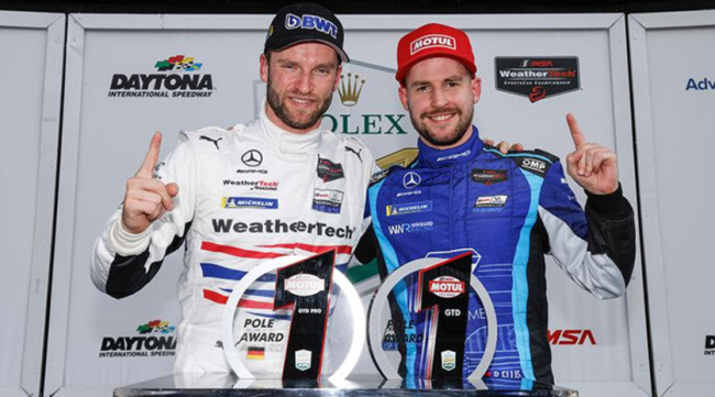 Ellis Leads Mercedes Domination In Rolex 24 GT Qualifying