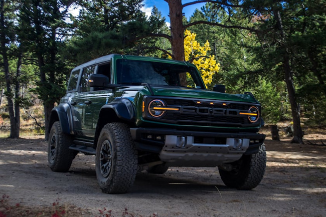 test drive, driven: the 2022 ford bronco raptor is phenomenal at everything except camping