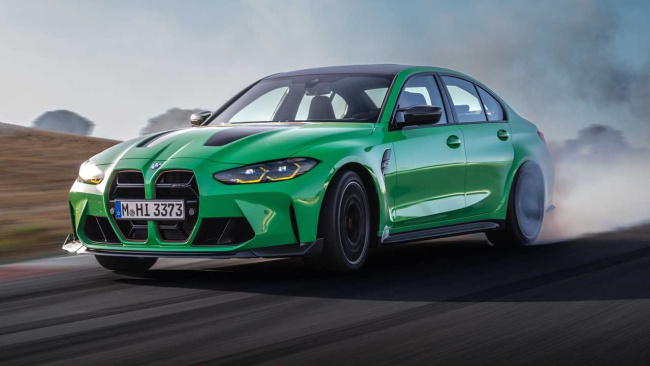 2024 bmw m3 cs super sedan debuts with more power, less weight