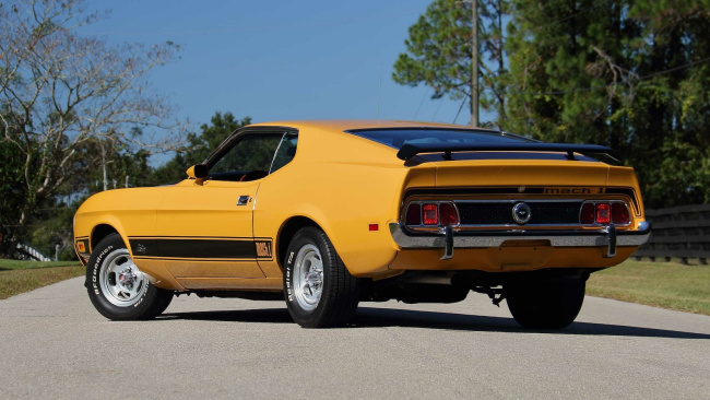 FOR SALE: Highly Original 1973 Ford Mustang Mach 1 Fastback, Car Auctions, For Sale, ford, Ford Mustang, Mecum Auctions