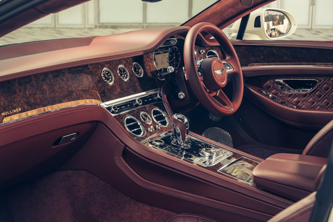 luxury, interior, this continental gt azure is an elegant homage to a 1953 r-type continental