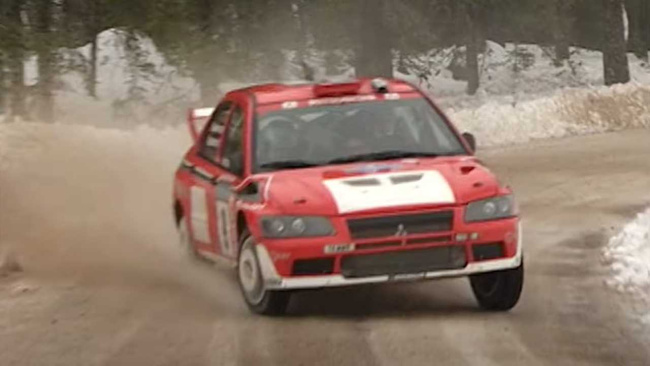 mitsubishi recently uploaded 40 years of classic rally footage