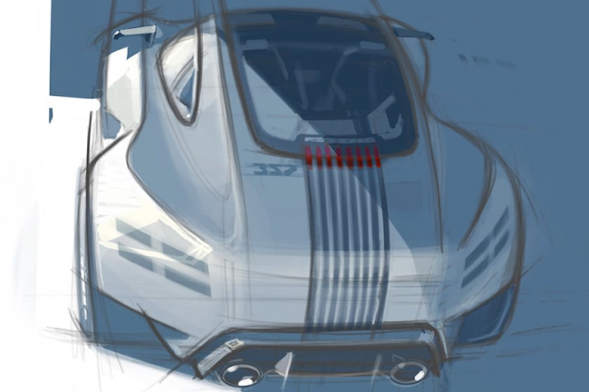sports cars, design, porsche vision 357 concept is a modern day 356 sports car