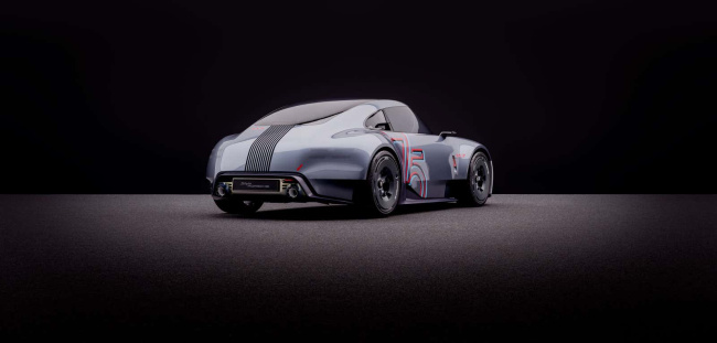 the porsche vision 357 concept is proud to be a dinosaur