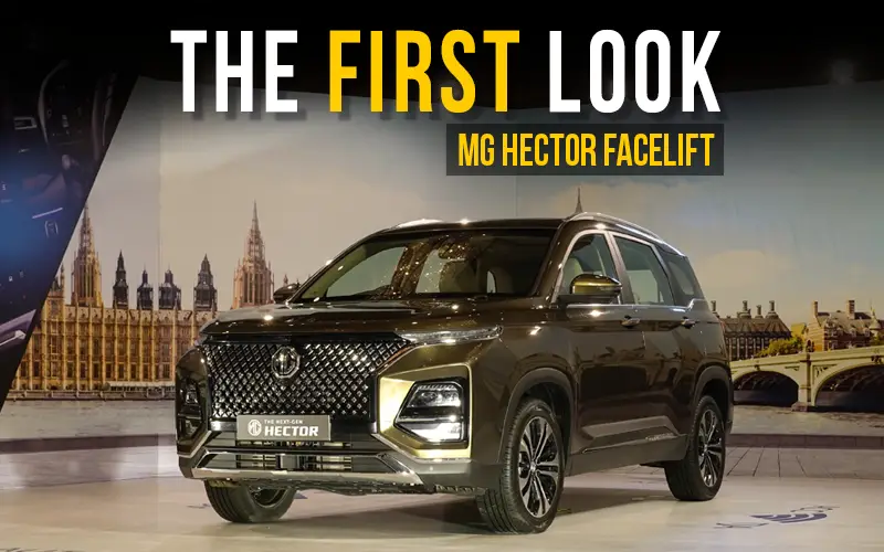 2023 MG Hector Facelift Walkaround | The First Look Review | Jan 2023