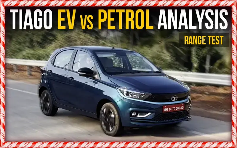 Tata Tiago EV Full Battery Driven | Real Life Range Test Review | 300km Chalegi? | Dec 2022