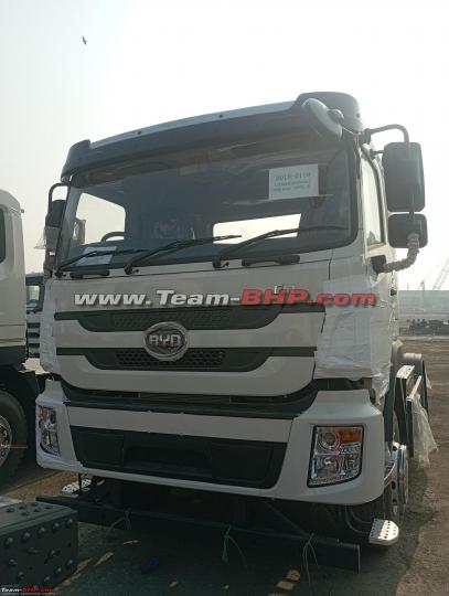 Scoop! BYD Q1 electric trucks arrive at Mumbai port, Indian, Commercial Vehicles, Scoops & Rumours, Q1 electric truck, spy shots