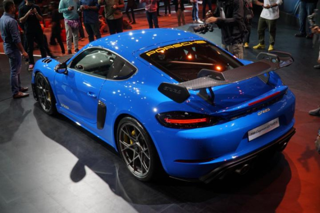 Porsche 718 Cayman GT4 RS debuts in India, Indian, Porsche, Launches & Updates, 718 Cayman GT4 RS, GT4 RS