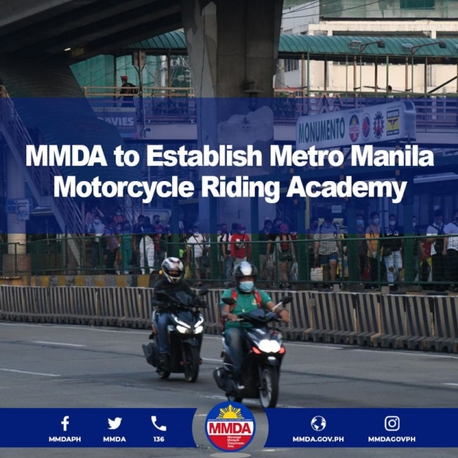 mmda, motorcycle safety, riding school, mmda to set up free riding school, operational within q1 of 2023