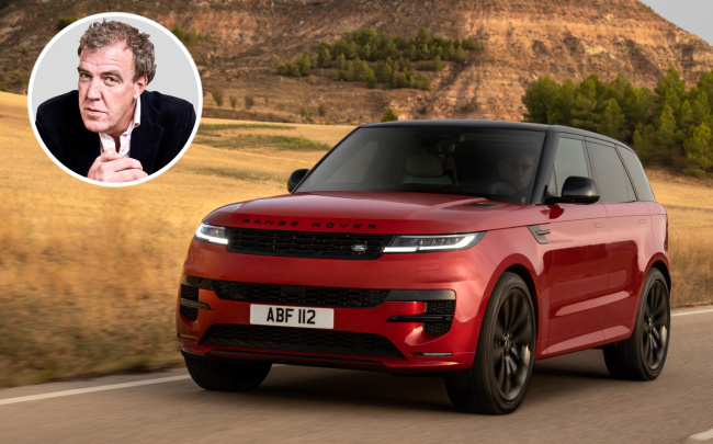 Jeremy Clarkson finds Range Rover Sport no match for its big brother when it comes to carrying his shotgun