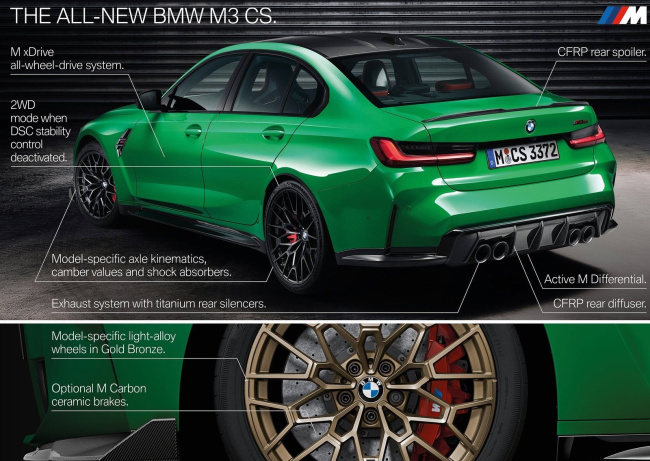 2023 bmw m3 cs unveiled, confirmed for australia priced from $249,900