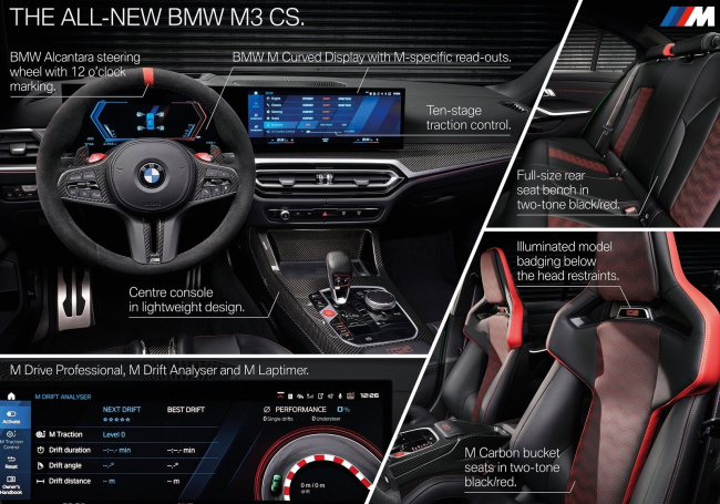 2023 bmw m3 cs unveiled, confirmed for australia priced from $249,900