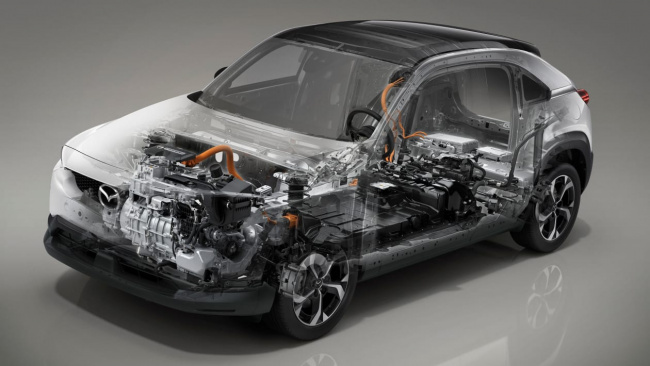 plug-in hybrid cars, mx-30, new mazda mx-30 r-ev plug-in hybrid revealed