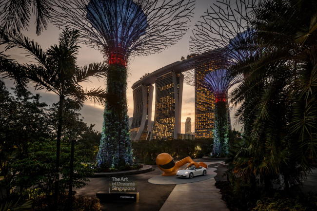 porsche kicks off singapore art week 2023 with dual art experiences