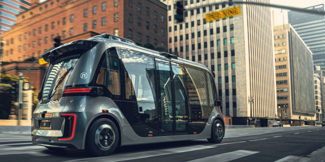 autonomous driving, beep, germany, shuttles, zf shows its next self-driving shuttle in las vegas
