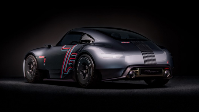Porsche’s Vision 357 is a back to the future extravaganza