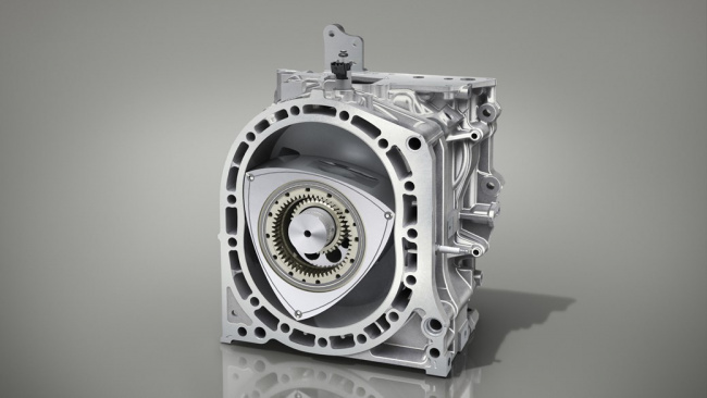 Mazda MX-30 R-EV rotary engine cutaway