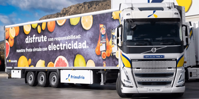 edeka, fh electric, grupo primafrio, murcia, spain, volvo trucks, “orchard of europe” edges toward 100% electric transport