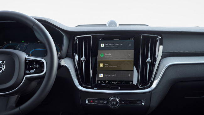 New for 2023: Google infotainment in the Volvo V60 Cross Country