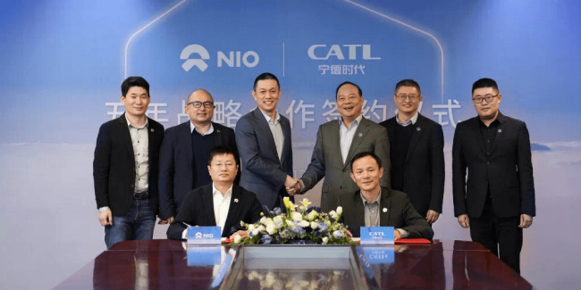 batteries, catl, china, suppliers, catl & nio sign five-year agreement