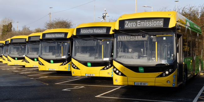 byd-adl, electric buses, enviro200ev, ireland, national transport authority of ireland, public transport, ireland launches first all electric bus service