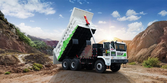 china, construction, eacon, mining, tippers, yutong, yutong mining equipment, yutong releases electric tippers for mining in china