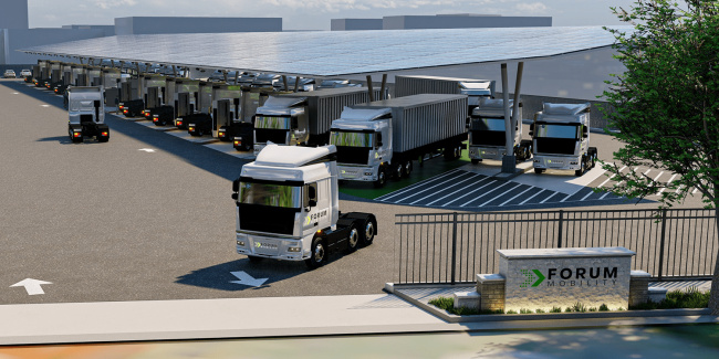 amazon, california, charging infrastructure, drayage, electric trucks, forum mobility, port of long beach, port of oakland, new jv focuses on truck charging at largest us ports