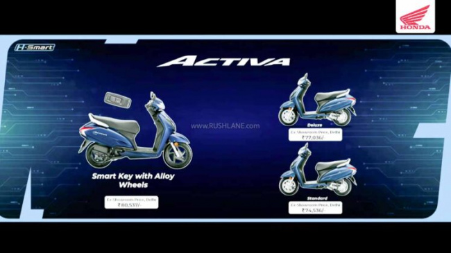 honda activa smart key launch price rs 80k – car like keyless features