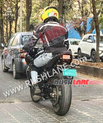 magron novus electric motorcycle spied in bengaluru – gets forged carbon fiber