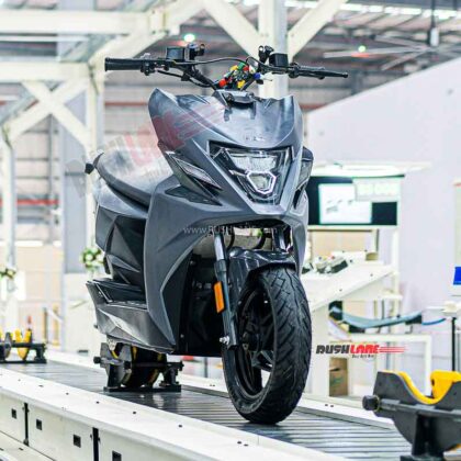 simple one electric scooter new factory – first photos from production line