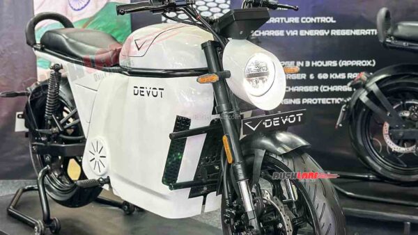 devot electric motorcycle debuts – 200 km range, 120 kmph top speed