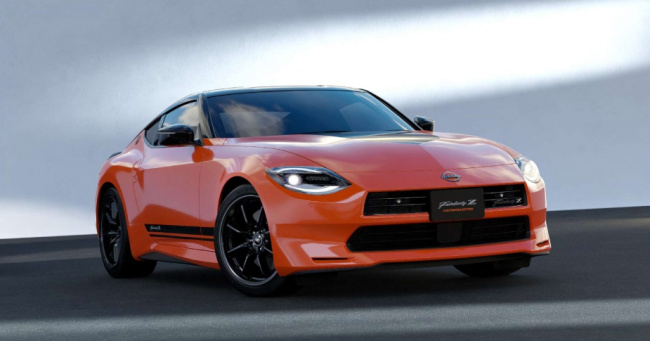 370z, coupe, nissan, the 2023 nissan z is getting an improved, nostalgic split-nose front grille