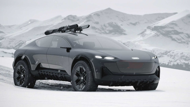 audi activesphere concept revealed as off-road coupe that transforms into a pickup